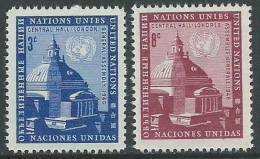 1958 NAZIONI UNITE ONU NEW YORK CENTRAL HALL DI LONDRA MNH ** - VA51 - Neufs