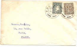 LBEL - IRLANDE LETTRE ROS / PARIS 5/11/1952 - Storia Postale