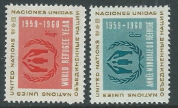 1959 NAZIONI UNITE ONU NEW YORK RIFUGIATO MNH ** - VA51 - Neufs
