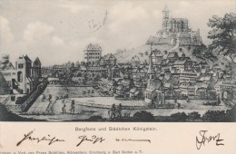 KONIGSTEIN - Bergfeste Und Stadtchen ( Rare ) - Koenigstein (Saechs. Schw.)