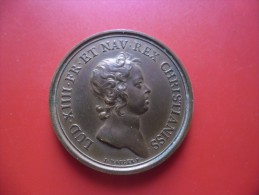LOUIS XIIII - Médaille D´Epoque 1646 Signée MAUGER Prise De Dunkerque Aux Espagnols - Dunquerca Expugnata - Monarquía / Nobleza
