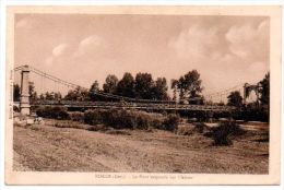 32 - Gers / RISCLE -- Le Pont Suspendu Sur L'Adour. - Riscle