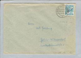 Berlin 1948-10-20 Brief Mi#8 Einzelfrankatur - Storia Postale