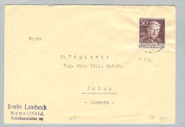 Berlin 1952 Brief Mi#30 Einzelfrankatur > Faido CH - Storia Postale