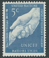 1951 NAZIONI UNITE ONU NEW YORK SOGGETTI DIVERSI 5 CENT MNH ** - VA48 - Nuevos