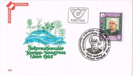 14283. Carta F.D.C. WIEN (Austria) 1982. Plantas Medicinales, Kneipp Kongres - Geneeskrachtige Planten