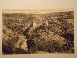 Carte Postale - Près ARGENTAT (19) - Les Ruines Du Merle Et La Maronne (181/1000) - Argentat