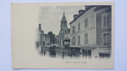 SEPTEUIL 78 PLACE DE L'EGLISE Village Cheval PHARMACIE Yvelines CPA Animee Postcard - Septeuil