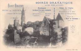 Thème. Théatre :  Senlis (60) Présentation Sur Carte Postale  Spectacle De La Saint-Vincent - Théâtre