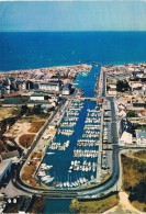 COURSEULLES-SUR-MER (Calvados) - Le Port De Plaisance - Vue D'ensemble Vers La Mer (vue Aérienne) - Circulé, 2 Scans - Courseulles-sur-Mer