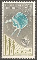 Comoro Islands 1962 Mi# 67 ** MNH - ITU Issue / Space - Unused Stamps