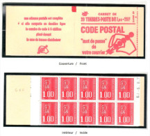 FRANCE 1976 YT N° 1892c MARIANNE DE BEQUET CARNET 1892-C3a AVEC PHOSPHO, G.MATE, NEUF, **** - 1971-1976 Marianne Van Béquet