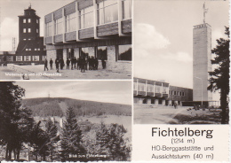 AK Fichtelberg - Mehrbildkarte - HO-Berggaststätte Und Aussichtsturm (17562) - Oberwiesenthal