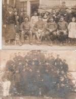 Delcampe - MILITAIRES    - CARTE PHOTOS  DE BOURG 01  LOT DE 4 - Kasernen