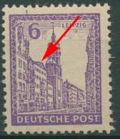 SBZ West-Sachsen 1946 Abschiedsserie Mit Plattenfehler 159 X I Postfrisch - Neufs