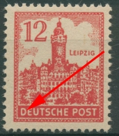 SBZ West-Sachsen 1946 Abschiedsserie Mit Plattenfehler 161 X I Postfrisch - Nuevos