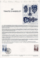 Document Philatélique Officiel De 1987 " TRAITE D´ANDELOT " N° YT 2500. Parfait état ! DPO - Documents De La Poste