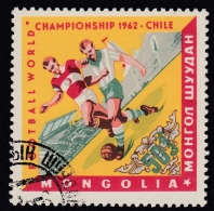 Mongolia 1962 World Cup In Chile. Mi 292 CTO (o) - 1962 – Chile