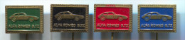 ALFA ROMEO GTZ - Car Auto, Automobile, Vintage Pin  Badge, Lot 4 Pieces - Alfa Romeo