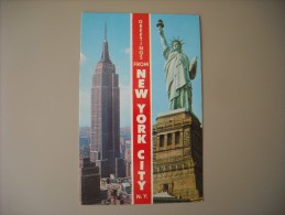 ETATS UNIS NY NEW YORK CITY GREETINGS FROM - Freiheitsstatue