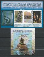 Lesotho 2005 The 200th Anniversary Of The Birth Of Hans Christian Andersen,1805-1875.Denmark,Mermaid,Block And Stamp.MNH - Lesotho (1966-...)