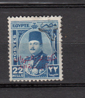 Egypte 1952 Mi Nr 366   Koning  Faruk  Waarde 22 M - Gebruikt