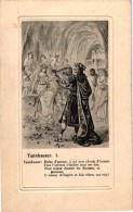 5 Postcards   Opera  Tannhäuser Romantic Opera Richard Wagner  Based On Sagas  Illustr Jacob Fielens - Opéra