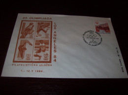 Old Letter - Yugoslavia, Olimpiade Los Angeles 84 - FDC