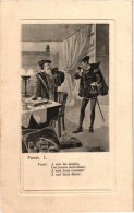 10 Cards Gravures Sublime Opera Faust Charles Gounod , Soul To The  Devil ,  Marguérite, Goethe  Illustr Jacob Gielens - Opéra