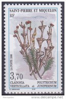 1996 SPM N° 626 Nf** . Flore . Cladonia , Polytrichum . - Ongebruikt