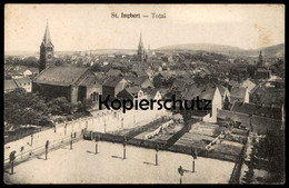 ALTE POSTKARTE ST. INGBERT TOTAL 1918 GESAMTANSICHT PANORAMA TOTALANSICHT SAAR SAARGEBIET Cpa Postcard AK Ansichtskarte - Saarpfalz-Kreis