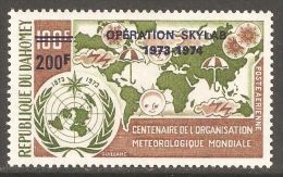 Dahomey 1974 Mi# 552 ** MNH - Surcharged - Skylab US Space Missions / Space - Bénin – Dahomey (1960-...)