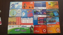 Collections-world Wide Prepiad Cards From Mint-(lot 35)-(16cards)+6card Prepiad Used Free - Collections