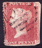 Great Britain GB - Queen Victoria - 1 One Penny Red - On Piece / Fragment - Sin Clasificación