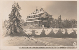 Winter AK Walter Hahn 6774 Gasthof Hotel Lugsteinhof Winter Bei Zinnwald Georgenfeld Rehefeld Altenberg Geising Cinovec - Rehefeld