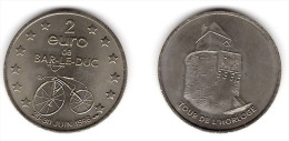 2 Euro Temporaire Precurseur De BAR LE DUC  1998, RRRRR, Gute Erhaltung, NI, Nr. 75 - Euros Of The Cities