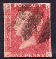 Great Britain GB - Queen Victoria - 1 One Penny Red - On Piece / Fragment - Ohne Zuordnung