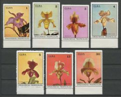 CUBA 1972 N° 1556/1562 ** Neufs = MNH Superbes Cote 7 € Fleurs Orchidées Tropicales Flore Flora Flowers - Neufs