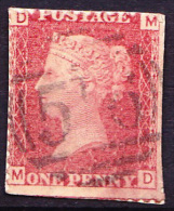 Great Britain GB - Queen Victoria - 1 One Penny Red - On Piece / Fragment - Unclassified