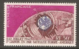 French Polynesia 1962 Mi# 23 ** MNH - Telstar Satellite / Space - Ongebruikt