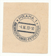 J3918 - Czechoslovakia (1933) Praha 1: XVIII. Zionist Congress - Jewish