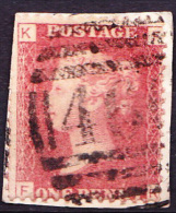 Great Britain GB - Queen Victoria - 1 One Penny Red - On Piece / Fragment - Non Classificati