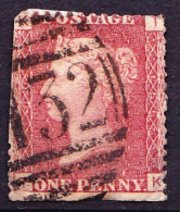 Great Britain GB - Queen Victoria - 1 One Penny Red - On Piece / Fragment - Non Classés