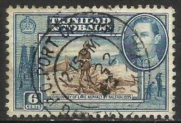 Trinidad & Tobago 1938 Mi 138 Discovery Of Lake Asphalt And King George VI - Trinidad Y Tobago