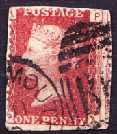 Great Britain GB - Queen Victoria - 1 One Penny Red - On Piece / Fragment - Zonder Classificatie