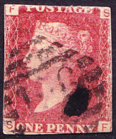 Great Britain GB - Queen Victoria - 1 One Penny Red - On Piece / Fragment - Zonder Classificatie