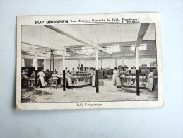 Carte Postale Ancienne : TOP BRONNEN : Eau Minérale Naturelle De Table, Salle D' étiquettage, Prop. F. Hoebeke, 1915 - Brakel