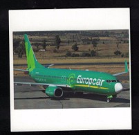 Magnet Aircfraft Avion Kulula Airways Afrique Du Sud Boeing 737 Europcar - Andere & Zonder Classificatie