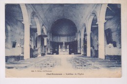 CPA DPT 79 CHEF BOUTONNE, INTERIEUR DE L EGLISE En 1928!! - Chef Boutonne