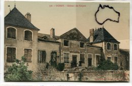 - 776 - UCHIZY - Château Des Ecuyers, ( S.-et-L. ), Petite Animation, Cliché Peu Courant, Non écrite, TBE, Scans. - Altri & Non Classificati